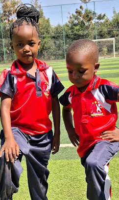 Kindergarten children at Gratia Montessori